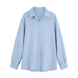 4XL OL Style Chiffon Blouse Women Plus Size Long Sleeve Elegant Tops Shirt Solid Long Sleeve Korean Loose Blouses