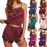 Fongt Stylish And Comfortable Lace Lace Pajamas Set
