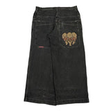 Hiphop New Spring Hip-Hop Style Straight Jeans With Loose Broad Legs-Outfit