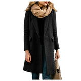 Fongt Autumn And Winter New Products Burst The Long Hair Of The Female Coat Dark Button Niot Jacket