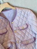 2023 Small Fragrance Lightweight Cotton Padded Jackets Women Autumn Vintage Quilted Coat Warm Praka Female Short