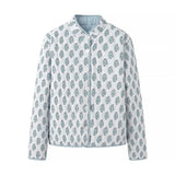 Fongt Women's Clothing In The Autumn Of 2025 New Street Fashion Wears Printed Cotton Jackets On Both Sides