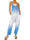 Summer New Fashion Leisure Loose Printed Jumpsuit-Outfit
