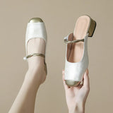Fongt Half Slippers Female Summer Wear 2024 New Chinese Style Fairy Thick With A Word With A Cool