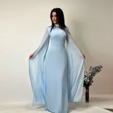 Fongt New Women's Temperament Elegant Solid Color Slim Slimming Dress
