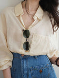 Fongt Silk Cotton Cants Breathable Sunscreen Shirt Jacket Women 2025 Spring And Summer New Design Sense Loose Shirt