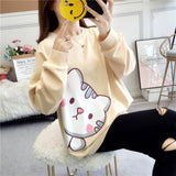 Oversized Hoodie Pullovers Thin Cute Cartoon