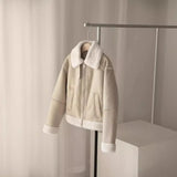 Fongt Spring And Summer New Women's Fashion Collar Long-Sleeve Double-Sided Short Jacket Jacket 6318241