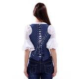 Sexy Court Back Back Clip Harness Jacket Women's Vest Plastic Suit Corset-Outfit