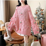 Strawberry Tassel Sweater-Outfit