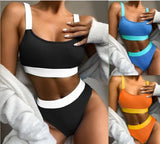 Fongt New Bikini Women's Solid Color Bikini Women B169-Outfit