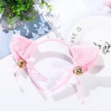 Colors Beautiful Masquerade Halloween Cat Ears Cosplay Cat Ear Anime Party Costume Bow Tie Bell Headwear Headband