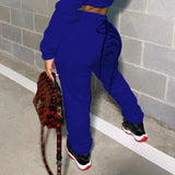 Lace Up High Waist Plus Size