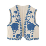 New Simple Embroidered Cardigan Vest 6895023-Outfit