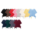 Fongt Women's INS Explosion Fashion Side With Coarse Needle Blouse