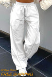 Pants Wide Leg Trousers Women Sweatpants Jogging Y2k Streetwear Women Fashion Clothing Solid Cargo Pants High Waist