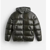 Fongt Cotton Coat Solid Color Cold High-End Cotton Jacket Men's Cotton Jacket Men's MG512
