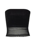 Paneled Mesh Bandeau