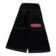 Big Boy Jeans Xinjiajuku Hip-Hop Cartoon Pattern Loosely Embroidered Jeans-Outfit