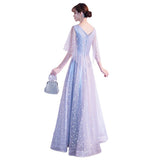 Fongt New Banquet Evening Dress Dress Fairy Faire Temperament Long Student Choir Performance Suit