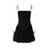 Fongt Wind Women's Summer New Sexy Chest One Word Collar Waist Show Thin Sling