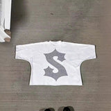 Men's T-Shirts Oversized Graphics Gothic Harajuku Short-Sleeved Men's T-Shirts Y2k Top Friends-Outfit