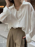 Versatile Textured Thin Long Sleeve Knit-Outfit