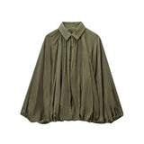 Fongt Women's Clothing 2025 Spring And Autumn Casual Collar Ponpong Bomber Jacket Coat Woman B63156