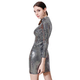 Fongt Hot Women's Party Dress Dress Dress Squin Sexy Ass Dress Dress Night Shop Hip Dress