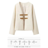 Fongt Women's Clothing 2025 Spring New Fashion V-Neck PU Leather Tripling With Soft Coat