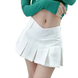 Fongt Half-Dress Sexy Anti-Walking Light Body 100 Folding Skirt Hot Girl Low-Rise Thin Pure Desire Short Skirt Spring And Summer New