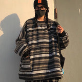 Long Sleeve Oversize Knit Sweater Hip Hop BF Unisex