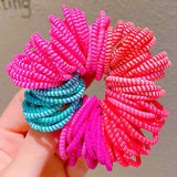 New Girls Candy Colors Nylon Basic Elastic Hair Bands Kids Rubber Bands Headband Scrunchie Fashion Hair