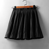 Ruffles Layered Elasticity Waist Mini Skirt-Outfit