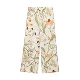 Fongt Women's Summer New Fashion Simple Loose Print Leisure Set