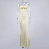 Sleeveless Sexy Backless Party Club Tie Front