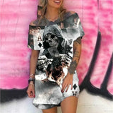Sleeve Off Shoulder Loose Tank
