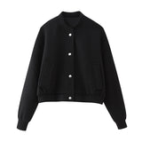 Fongt Women's Explosive Autumn And Winter New Soft Loose Bomber Jacket Jacket