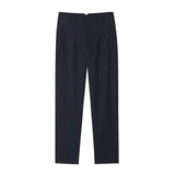 Fashionable Multi-Color Pendant High-Waisted Straight Harlan Casual Suit Trousers In Spring And Summer 2024-Outfit