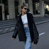 Fongt Autumn And Winter New Maillard Wearing Fur One Casual Jacket Woman