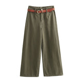 New Autumn Jeans With High Waist, Wide Legs And Ankles 1889171-Outfit