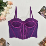 Fongt Explosive Women's New Fishbone Lace Sexy Body Jacket Wearing A Small Top-Outfit