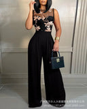 Ins Summer Print Sleeveless Jumpsuit LD83171 Collection-Outfit