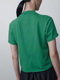 Cotton T-Shirts for Women 2023 Summer Clothing Fashion Short Sleeve Simple Tee Shirt T-Shirt Chic Female Casual Tees