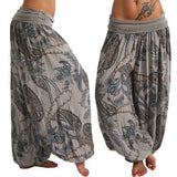 Digital Printing Long Wide-leg Casual