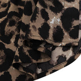 Leopard Printed Casual Loose Muslim Sets ZANZEA Women Full Sleeve Blouse Long Pants 2022 Party Suits Islamic