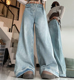 Vintage High Waist Wide Leg Jeans-Outfit