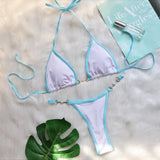 Fongt Style 2023 Web Celebrity Sexy Bikini Quilting Metal