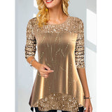 Top Printing Fashion Print Round Neck