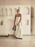Fongt Bump Cotton Leprosy Sling Dress 2025 Spring And Summer New